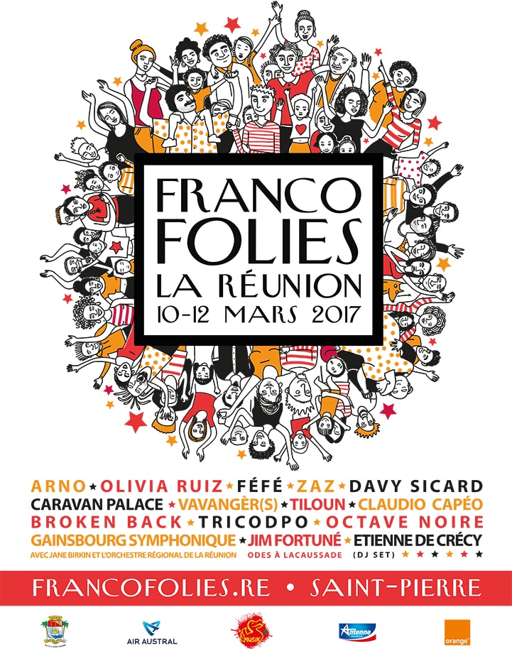 Affiche Francos de La Réunion 2017